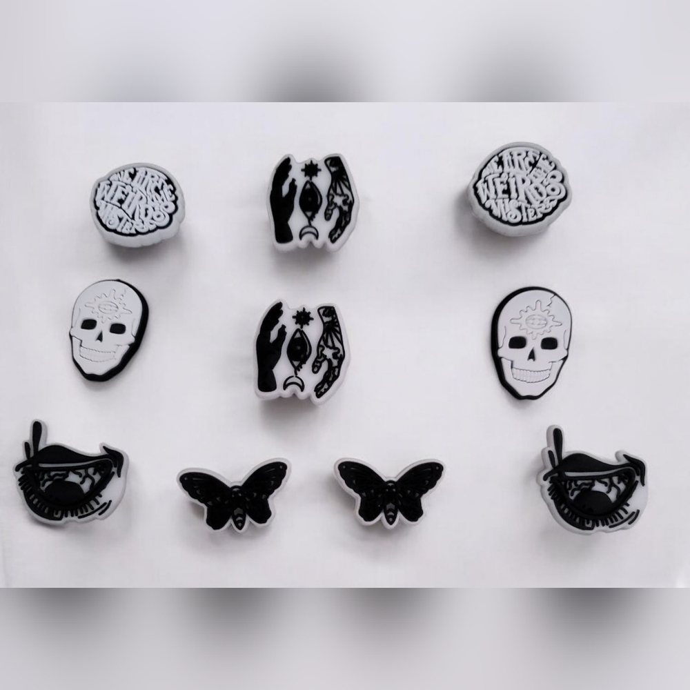 Gothic Croc Charms